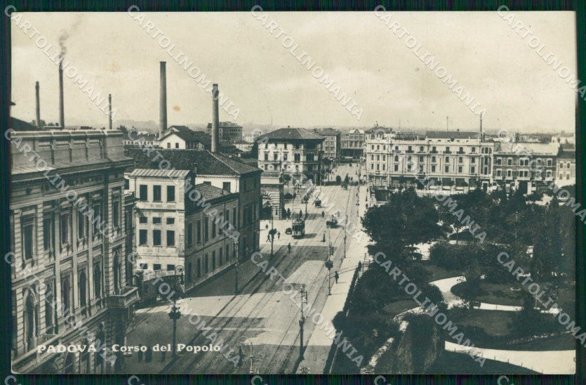 Padova Città Corso del Popolo Tram Alterocca Foto cartolina RB9763 – fronte