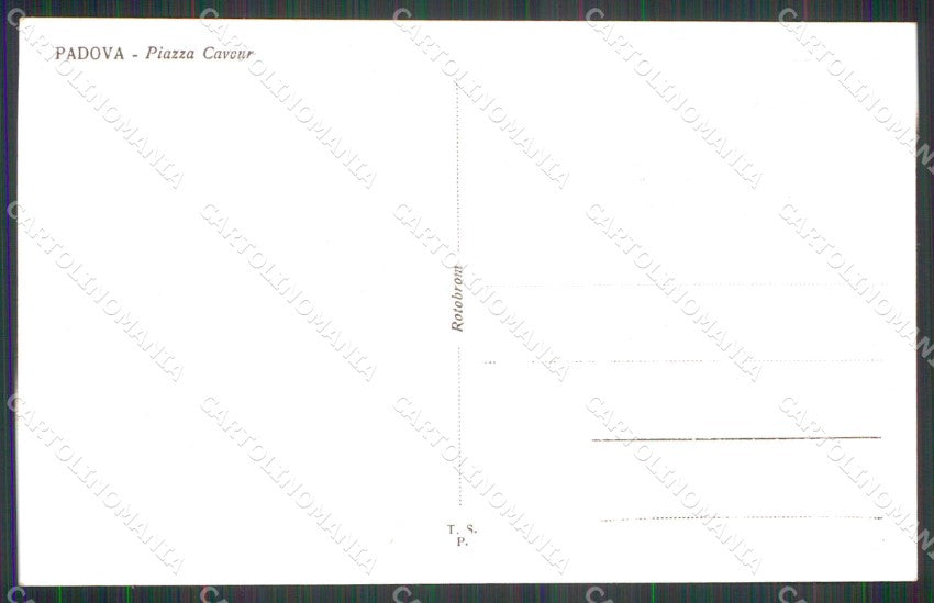 Padova Città Piazza Cavour Foto cartolina RB9766 – retro