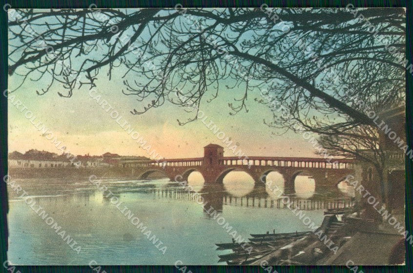Pavia Città Poetica Passeggiata Lungo il Ticino cartolina RB9789 – fronte