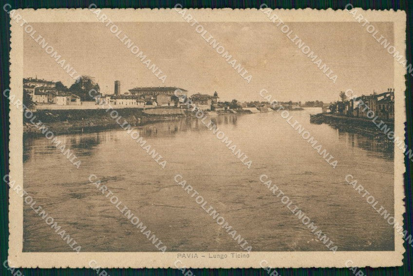 Pavia Città Lungo Ticino cartolina RB9792 – fronte