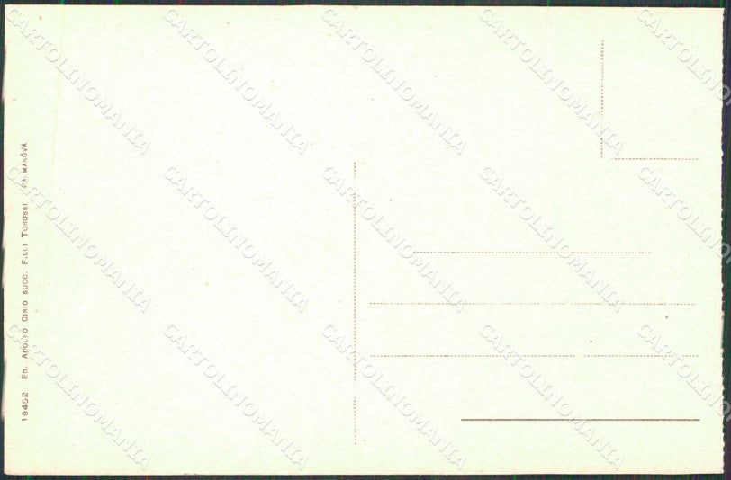 Udine Palmanova Teatro Sociale cartolina RB9805 – retro