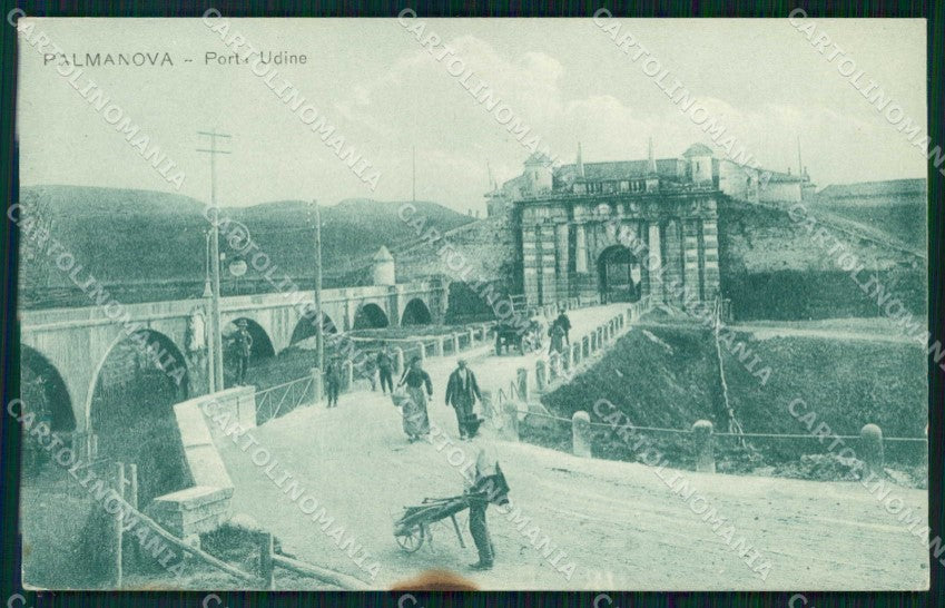 Udine Palmanova Porta Udine MACCHIA cartolina RB9810 – fronte