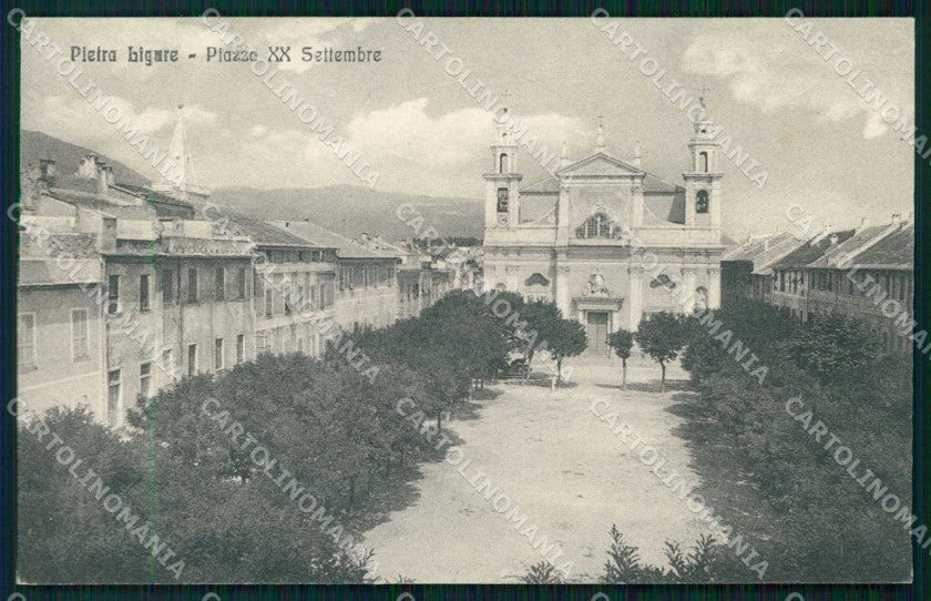 Savona Pietra Ligure Piazza XX Settembre Alterocca 4619 cartolina RB9829 – fronte