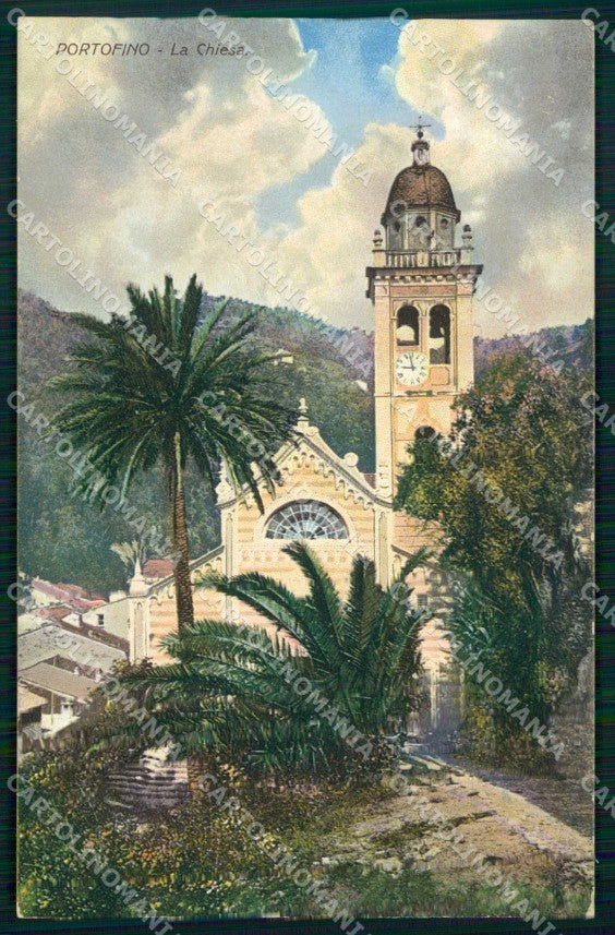 Genova Portofino Chiesa cartolina RB9833 – fronte