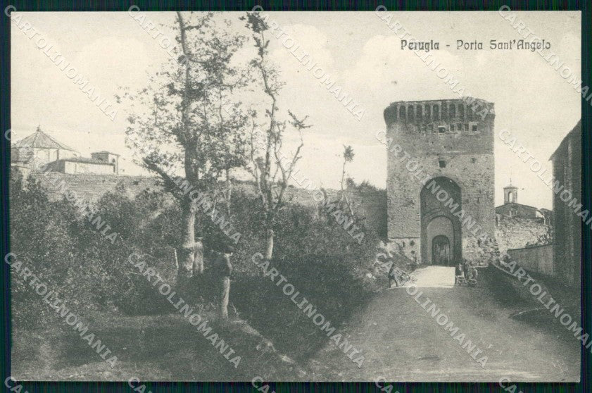 Perugia Città Porta Sant'Angelo cartolina RB9842 – fronte