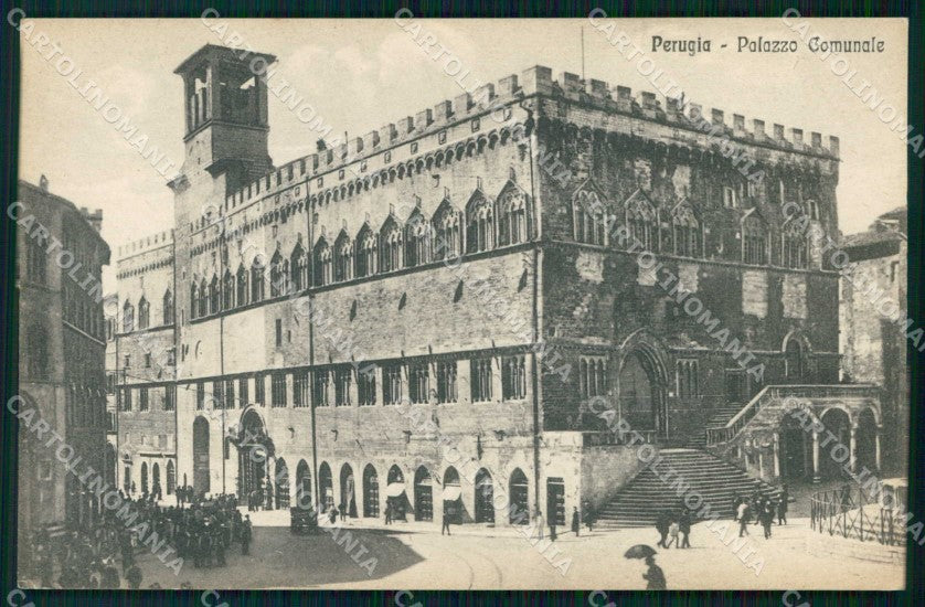 Perugia Città Palazzo Comunale Alterocca 63470 cartolina RB9844 – fronte