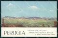 Perugia Città Brufani e Palace Hotel cartolina RB9849 – fronte