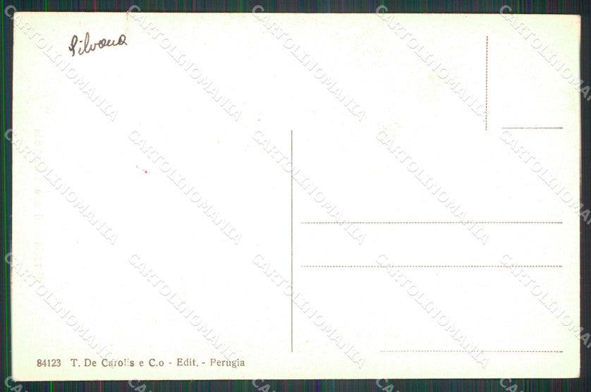 Perugia Città Maestà delle Volte cartolina RB9850 – retro