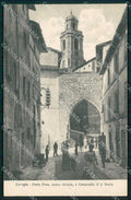 Perugia Città Porta Pesa Campanile di Santa Maria cartolina RB9855 – fronte
