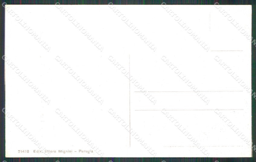 Perugia Città Portone del Palazzo Comunale cartolina RB9856 – retro