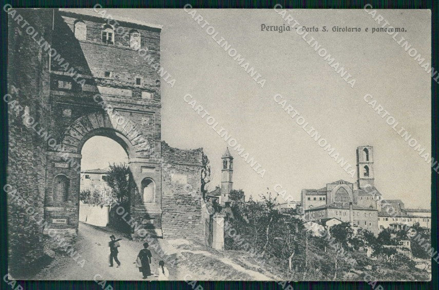 Perugia Città Porta San Girolamo Brunner 13510 cartolina RB9859 – fronte