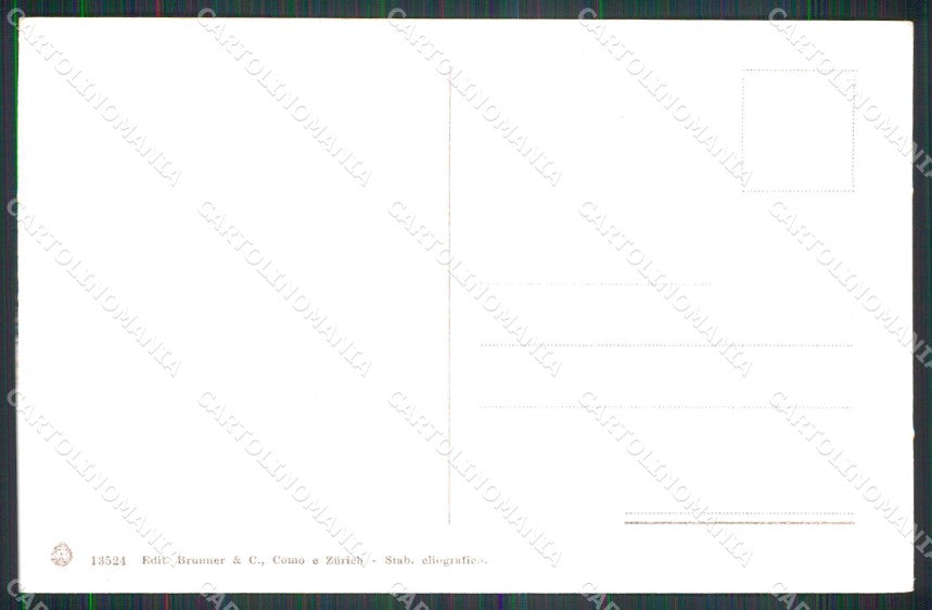 Perugia Città Corso Bersaglieri Brunner 13524 cartolina RB9865 – retro