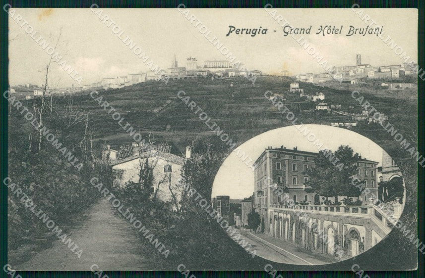 Perugia Città Grand Hotel Brufani Alterocca 575 cartolina RB9866 – fronte