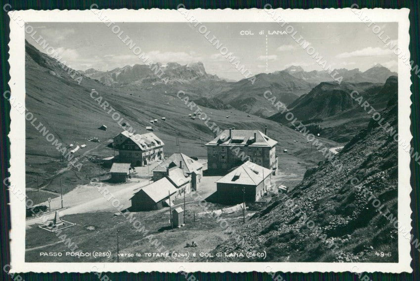 Trento Canazei Passo Pordoi Col di Lana Foto cartolina RB9872 – fronte
