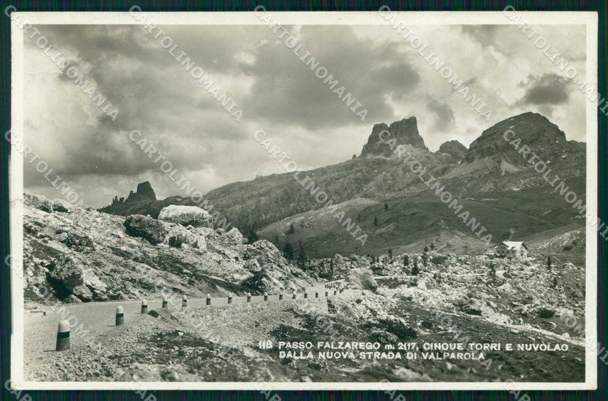 Belluno Cortina d'Ampezzo Passo Falzarego Cinque Torri Foto cartolina RB9885 – fronte