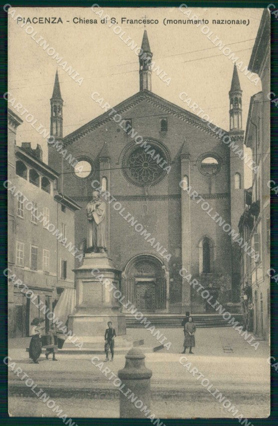 Piacenza Città Chiesa di San Francesco cartolina RB9889 – fronte