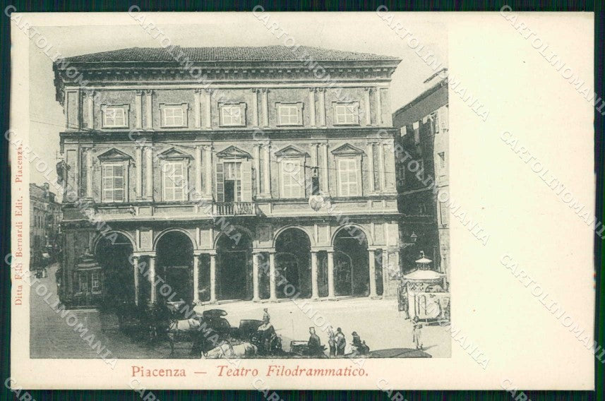 Piacenza Città Teatro Filodrammatico cartolina RB9900 – fronte