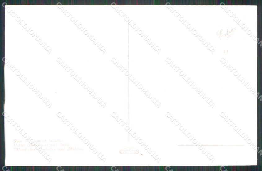 Napoli Pompei Forno Pubblico Mulini cartolina RB9905 – retro