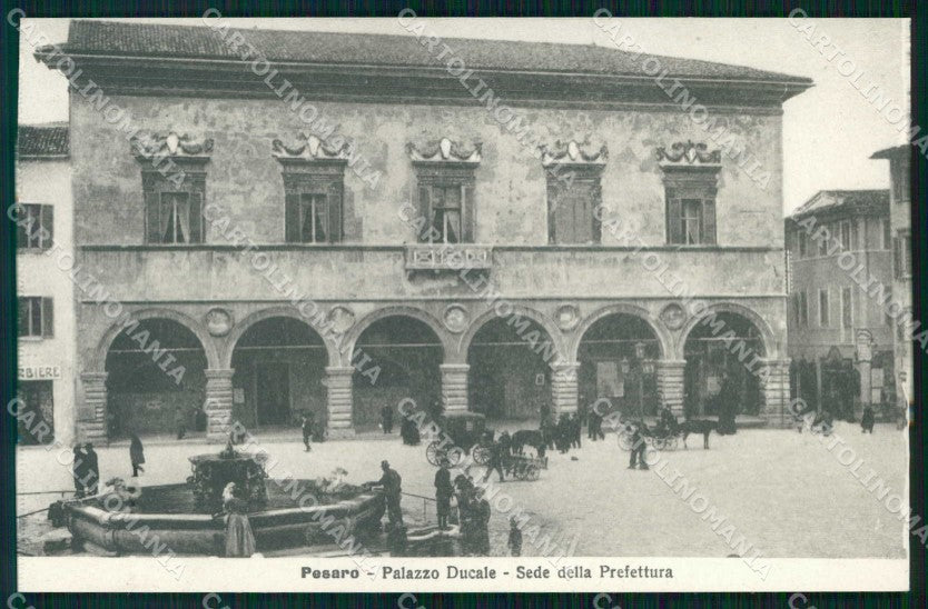 Pesaro Città Palazzo Ducale Sede della Prefettura cartolina RB9922 – fronte