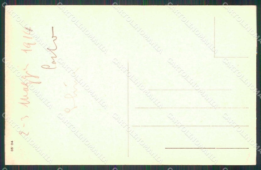 Genova Pegli Giardini Pubblici Grand Hotel cartolina RB9948 – retro