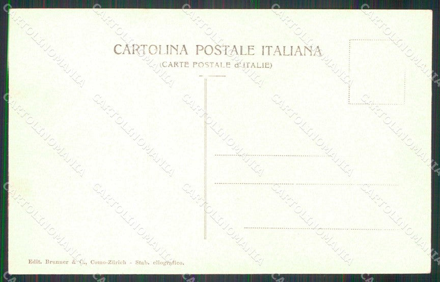 Genova Pegli Villini Brunner 7312 cartolina RB9950 – retro