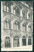 Pisa Città Palazzo dell'Ussero decorato in Terra Cotta cartolina RB9965 – fronte