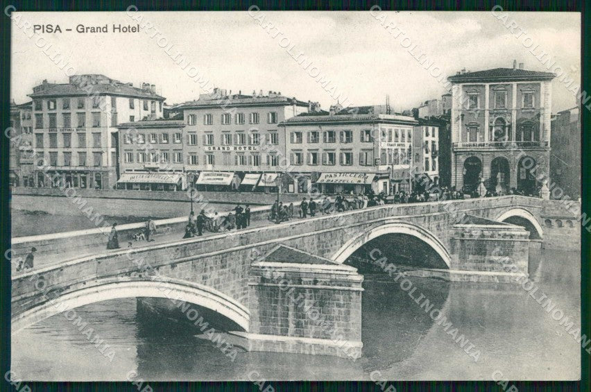 Pisa Città Grand Hotel cartolina RB9966 – fronte