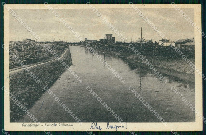 Milano Parabiago Canale Villoresi cartolina RB9977 – fronte