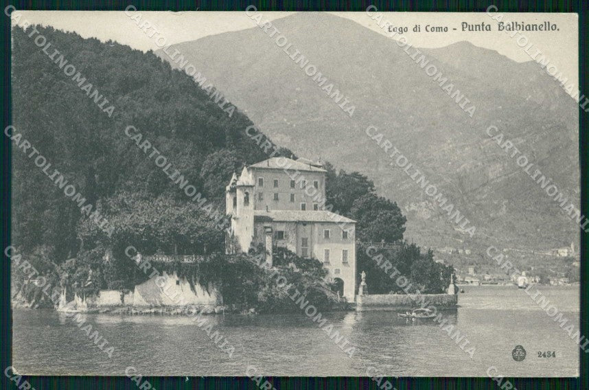 Como Lenno Punta Balbianello Lago di Como Brunner 2434 cartolina RB9979 – fronte