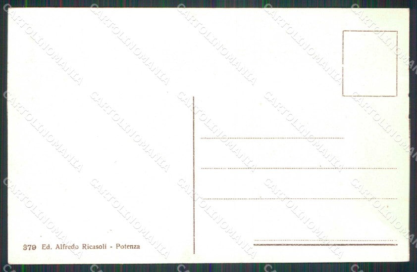Potenza Città Banco di Napoli cartolina RB9983 – retro