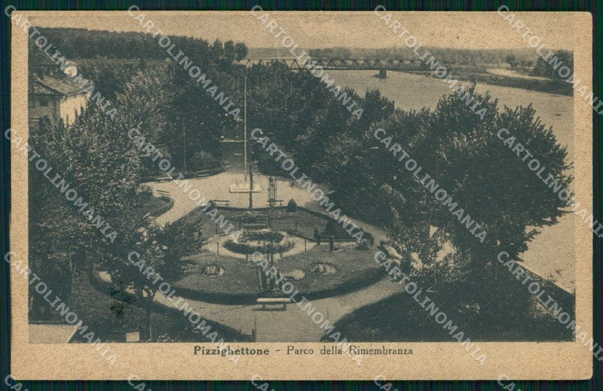 Cremona Pizzighettone Parco della Rimembranza cartolina RB9987 – fronte
