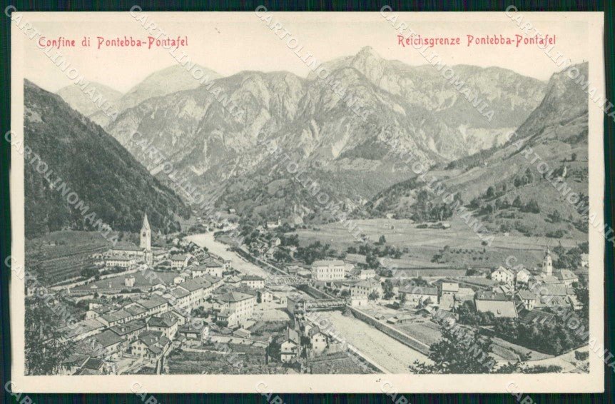 Udine Pontebba Confine Stengel 5598 cartolina RB9994 – fronte