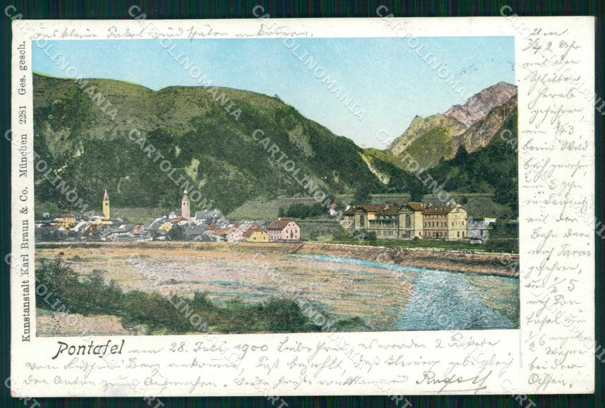 Udine Pontebba cartolina RB9998 – fronte