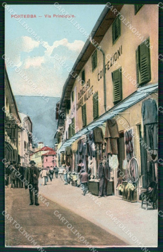 Udine Pontebba Via Principale cartolina RT0003 – fronte