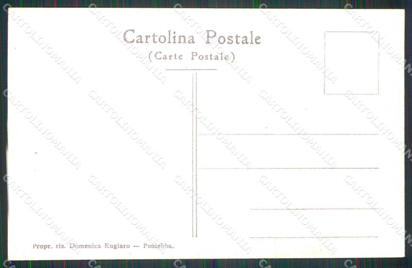 Udine Pontebba Via Principale cartolina RT0003 – retro