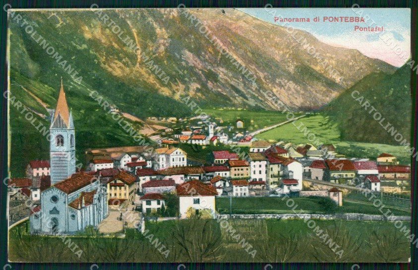 Udine Pontebba RIFILATA cartolina RT0004 – fronte