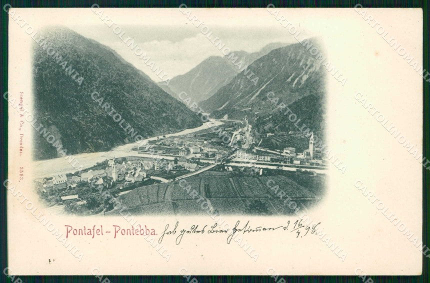 Udine Pontebba Stengel 5593 cartolina RT0012 – fronte