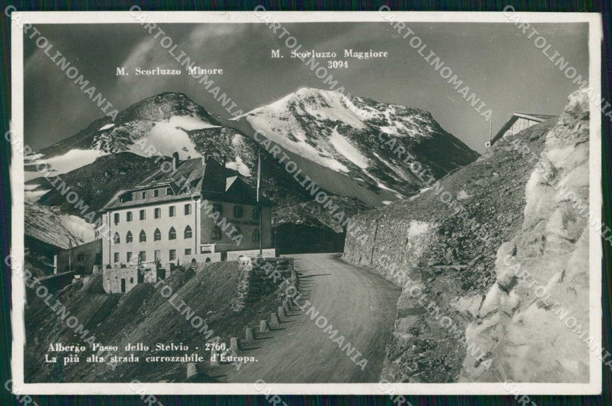 Sondrio Bormio Hotel Passo dello Stelvio Foto cartolina RT0028 – fronte