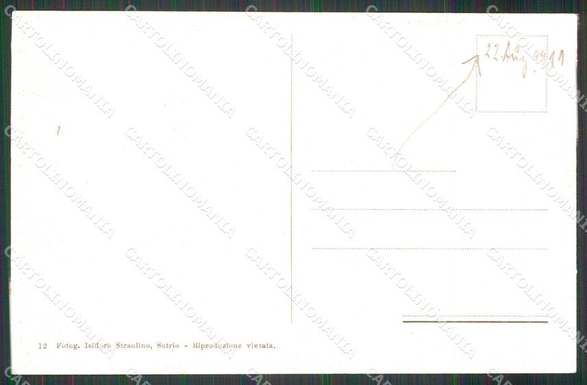 Udine Paluzza cartolina RT0029 – retro
