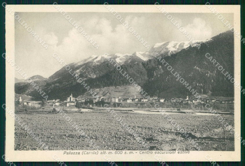 Udine Paluzza Centro Escursioni Estive cartolina RT0031 – fronte