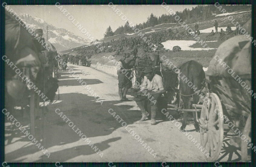 Belluno Pieve di Cadore Militari Foto cartolina RT0058 – fronte