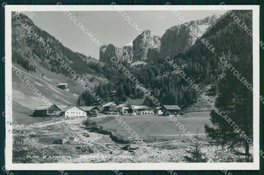 Bolzano Selva di Val Gardena Gruppo Sella Foto cartolina RT0071 – fronte