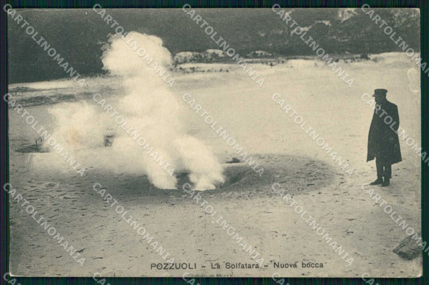 Napoli Pozzuoli Solfatara Nuova Bocca cartolina RT0088 – fronte