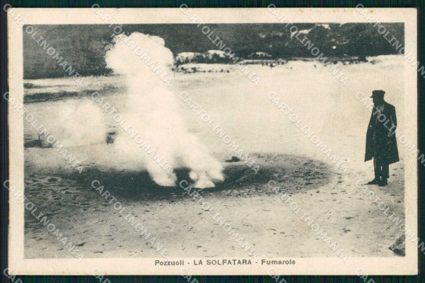 Napoli Pozzuoli Solfatara Fumarole cartolina RT0090 – fronte