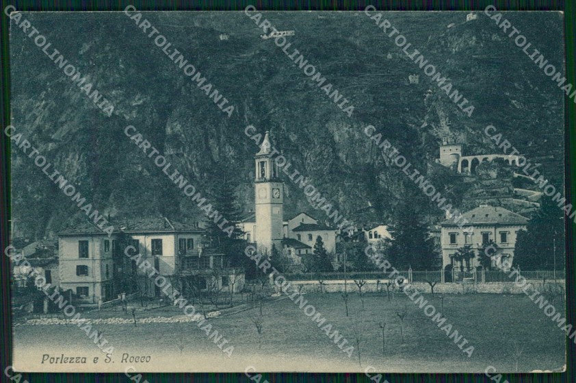 Como Porlezza San Rocco cartolina RT0093 – fronte