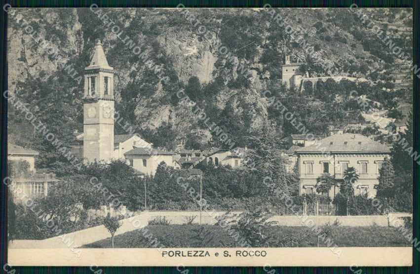 Como Porlezza San Rocco cartolina RT0094 – fronte