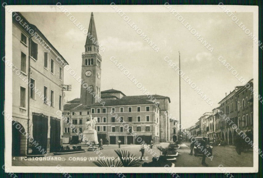 Venezia Portogruaro Corso Vittorio Emanuele Automobile Foto cartolina RT0103 – fronte