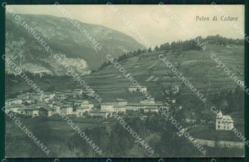 Belluno Pelos di Cadore Breveglieri 66038 cartolina RT0123 – fronte