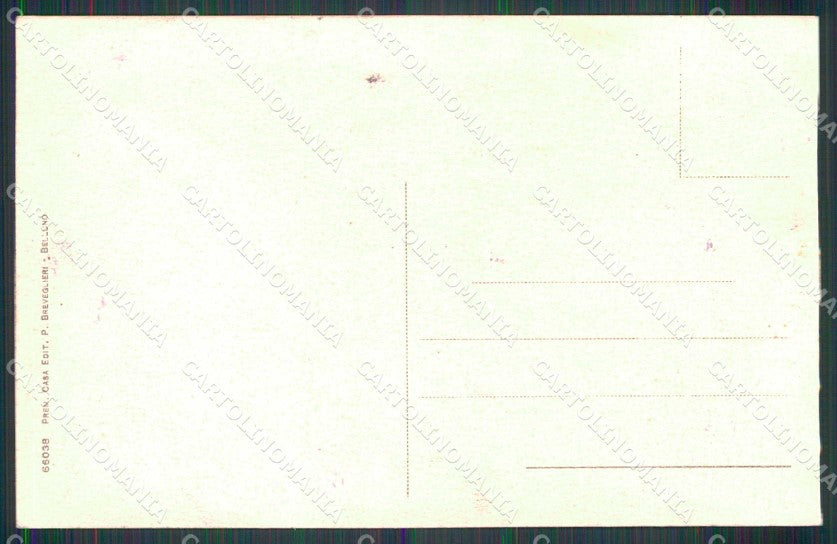 Belluno Pelos di Cadore Breveglieri 66038 cartolina RT0123 – retro
