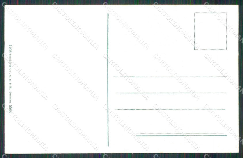 Udine Tarvisio Lago del Predil Stengel 5584 cartolina RT0128 – retro
